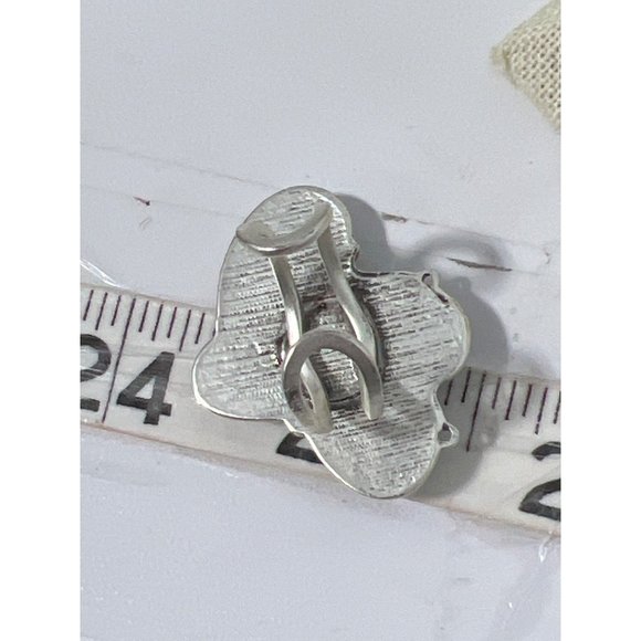 Faux Turquoise Ring Womens Silver Tone Southwest Boho Blue Adjustable NEW - Picture 4 of 5